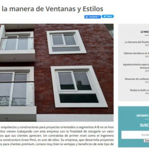 Viviendo a la manera de Ventanas y Estilos