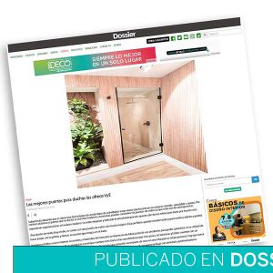 La revista Dossier descubrió las mejores puertas para duchas en Ventanas y Estilos
